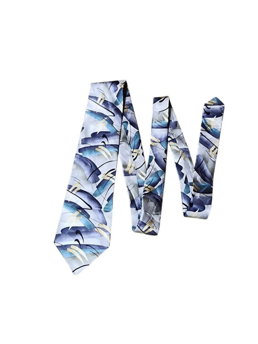 Vintage J.GARCIA Abstract Silk Tie